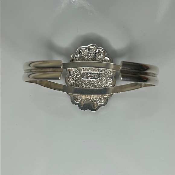 NWOT Sterling Silver Multi Gemstone Mosaic Cuff Bracelet By Carolyn Pollack Boho - Picture 7 of 10